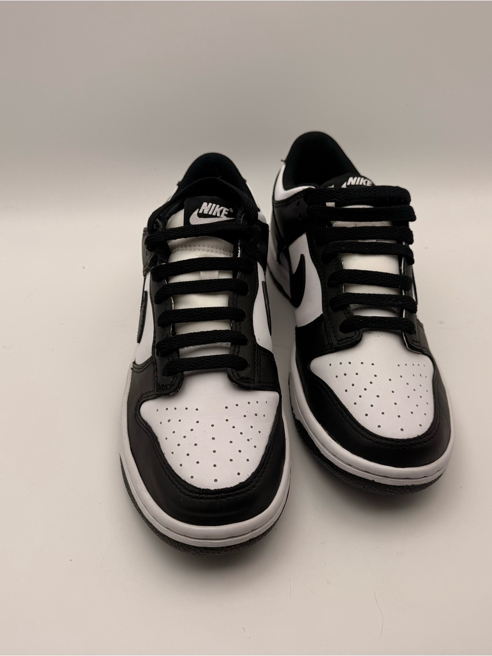 Nike Dunk Low Panda Black White CW1590-100 GS Youth Size 6Y Sneakers or 7.5 W - Picture 2 of 8